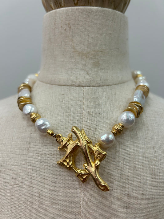 Pagoda Pearl Necklace