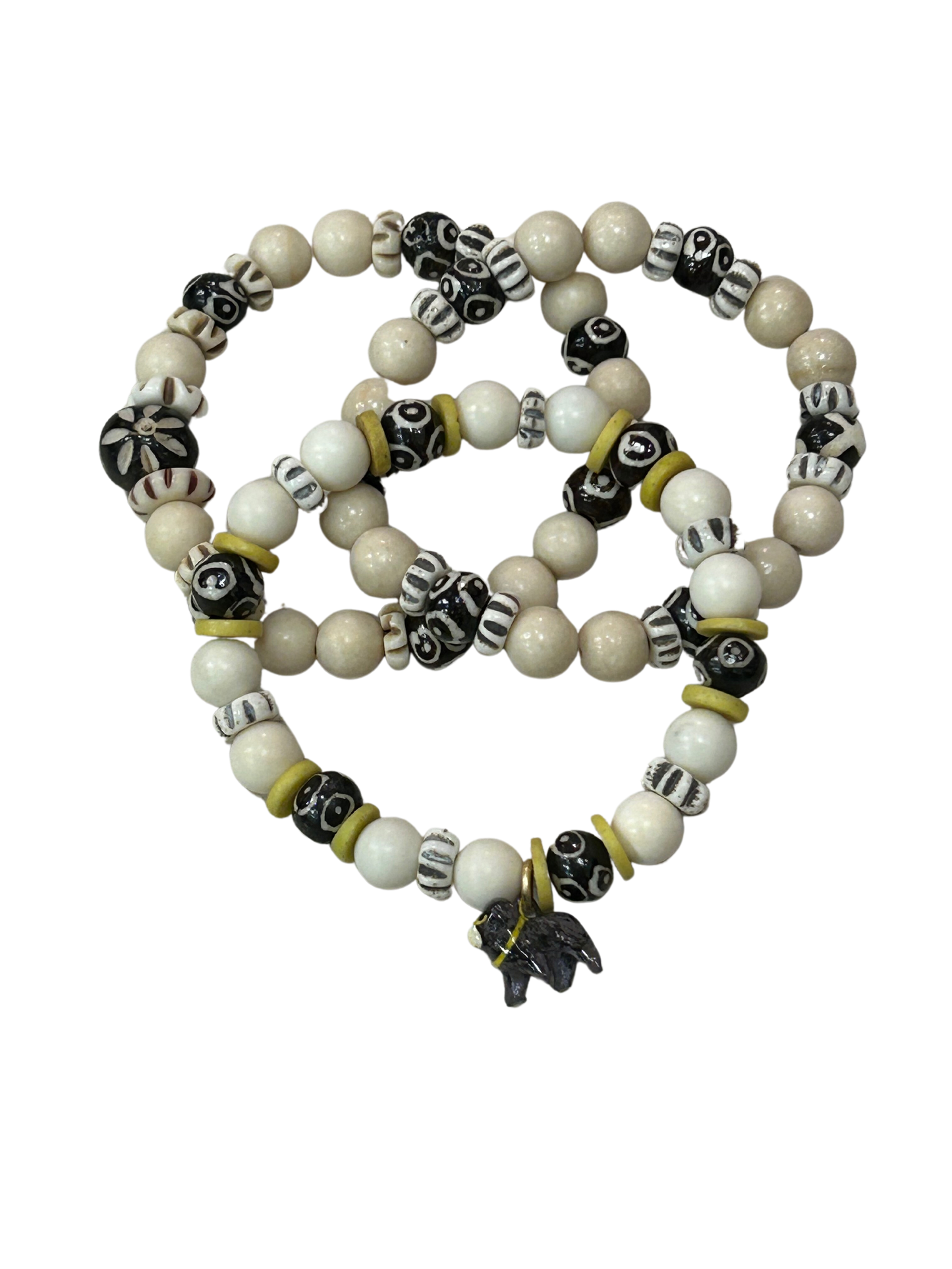 Neutral Bohemian Bracelet Stack