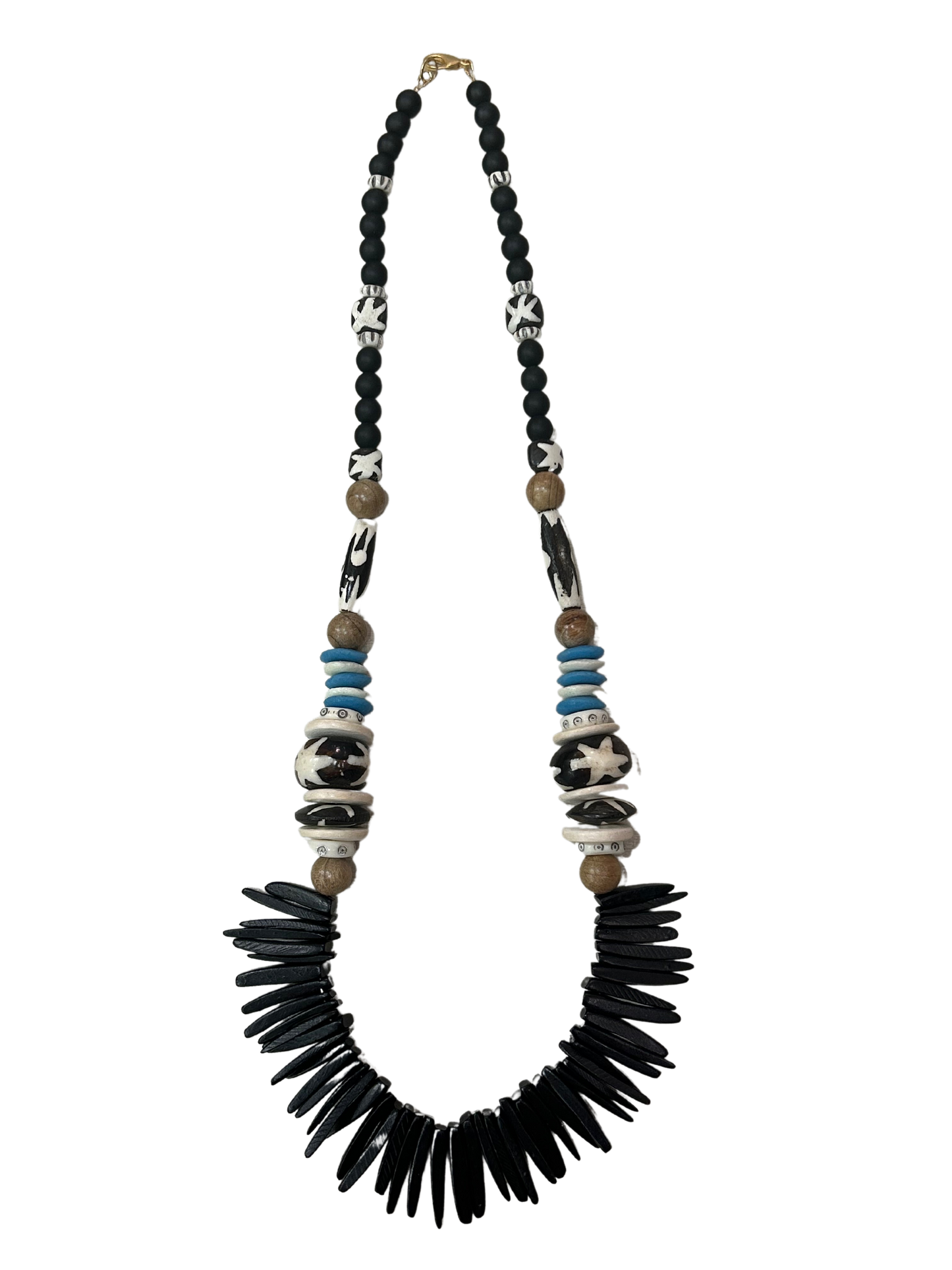 Coco Sticks Necklace Black